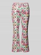 MAC Hose im Allover-Look Modell 'Dream Kick' in Mint, Größe 32/27