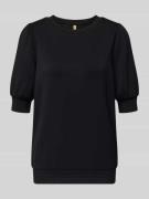 Soyaconcept Sweatshirt mit 1/2-Arm Modell 'BANU' in Black, Größe L