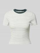 Only Regular Fit T-Shirt mit Viskose-Anteil Modell 'LUPE' in Schilf, G...