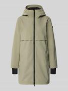 khujo Mantel mit Zweiwege-Reißverschluss in Khaki, Größe L