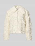 Copenhagen Muse Jacke aus Viskose-Mix mit Fransen Modell 'JANY' in Off...