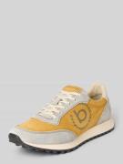 bugatti Sneaker mit Label-Details Modell 'Bierman' in GELB, Größe 40