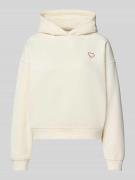 OPUS Hoodie mit Stitching Modell 'Galentine' in Offwhite, Größe 36