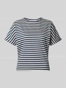 OPUS T-Shirt mit Streifenmuster Modell 'Salentine stripe' in Blau, Grö...