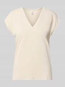 Only Loose Fit T-Shirt aus Modal-Mix Modell 'FREE' in Beige, Größe L