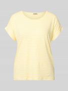 Only Regular Fit T-Shirt aus Viskose-Mix Modell 'MOSTER' in Hellgelb, ...