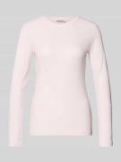 Marc O'Polo Slim Fit Langarmshirt aus Lyocell-Mix in Hellrosa, Größe L