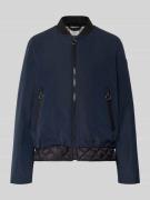 Gil Bret Jacke mit Stehkragen und Reißverschlusstaschen in Marine, Grö...