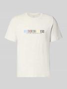 Jack & Jones T-Shirt aus Bio-Baumwolle Modell 'NANTUCKET' in Offwhite,...