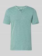 Jack & Jones T-Shirt aus Baumwolle Modell 'SPLIT' in Hellblau, Größe L