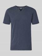 Jack & Jones T-Shirt aus Baumwolle Modell 'SPLIT' in Dunkelblau, Größe...