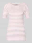 Marc O'Polo Slim Fit T-Shirt aus reiner Baumwolle in Rosa, Größe L