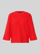 s.Oliver BLACK LABEL Loose Fit Strickpullover aus Viskose-Mix in Rot, ...