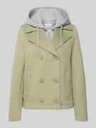 s.Oliver RED LABEL Regular Fit Sweatjacke mit Viskose-Anteil in Khaki,...