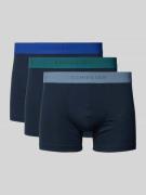 Schiesser Trunks mit Stretch-Anteil im 3er-Pack in Marine, Größe L