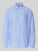 ECOALF Relaxed Fit Leinenbluse mit Streifenmuster Modell 'DARIA' in He...