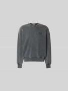 MAISON KITSUNÉ Oversized Hoodie aus Baumwoll-Mix in Anthrazit, Größe L