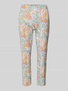 SEDUCTIVE Caprihose im Allover-Look in Hellblau, Größe 36