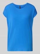 Vero Moda Relaxed Fit T-Shirt aus Lyocell-Mix Modell 'AVA' in Royal, G...