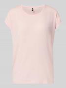 Vero Moda Relaxed Fit T-Shirt aus Lyocell-Mix Modell 'AVA' in Rosa, Gr...