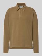 Wood Wood Loose Fit Poloshirt aus Baumwolle Modell 'Thiago' in Hellbra...