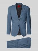HUGO Slim Fit Anzug aus Woll-Mix Modell 'ARTI-HESTEN' in Rauchblau, Gr...