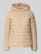 CARS JEANS Steppjacke mit Kapuze Modell 'THELMA' in Sand, Größe L
