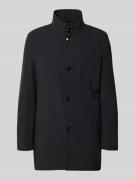 Strellson Regular Fit Kurzmantel mit Stehkragen Modell 'FYNN' in Black...