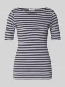 Marc O'Polo Slim Fit T-Shirt aus reiner Baumwolle in Blau, Größe L