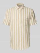Gant Regular Fit Freizeithemd aus Leinen-Baumwoll-Mix in Beige, Größe ...