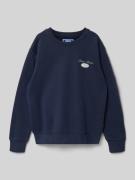 Jack & Jones Sweatshirt mit Label-Print Modell 'DOVER' in Marine, Größ...