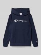 CHAMPION Hoodie aus Baumwoll-Mix in Marine, Größe 140