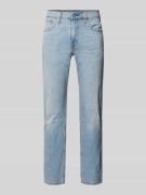 Levi's® Tapered Fit Jeans aus Baumwoll-Mix Modell '502®' in Hellblau, ...