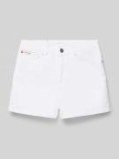Calvin Klein Jeans Jeansshorts mit Label-Detail in Weiss, Größe 152