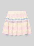 s.Oliver RED LABEL Ausgestellter Mini-Rock aus Baumwoll-Mix in Ecru, G...