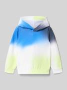 s.Oliver RED LABEL Regular Fit Hoodie aus Baumwoll-Mix in Blau, Größe ...