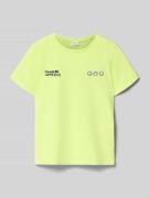 s.Oliver RED LABEL Regular Fit T-Shirt aus reiner Baumwolle in Hellgru...