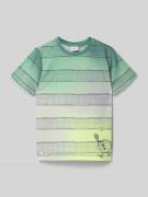 s.Oliver RED LABEL Regular Fit T-Shirt mit Baumwoll-Anteil in Gruen, G...
