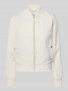 CARS JEANS Regular Fit Jacke mit Stehkragen Modell 'Zaymi' in Offwhite...