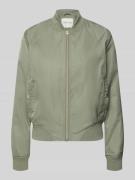CARS JEANS Regular Fit Jacke mit Stehkragen Modell 'Zaymi' in Oliv, Gr...