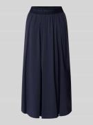 Milano Italy Midirock mit elastischem Bund Modell 'SNOS' in Marine, Gr...