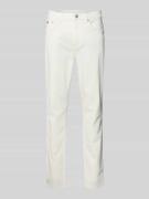 Gant Regular Fit Jeans mit Eingrifftaschen in Offwhite, Größe 32/32