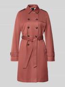 Fuchs Schmitt Regular Fit Mantel mit Umlegekragen in Altrosa, Größe 36
