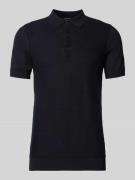 Strellson Regular Fit Poloshirt aus reiner Baumwolle in Dunkelblau, Gr...