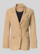 STAND STUDIO Regular Fit Blazer aus echtem Ziegenvelours Modell 'Mina'...