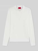 HUGO Slim Fit Strick-Poloshirt aus Viskose-Mix Modell 'SAN PIPPO-CV' i...