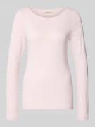 Marc O'Polo Regular Fit Langarmshirt aus reiner Baumwolle in Hellrosa,...