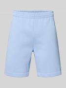 Lacoste Regular Fit Sweatshorts aus Baumwoll-Mix in Rauchblau, Größe L