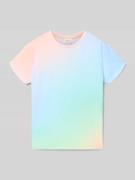 s.Oliver RED LABEL Regular Fit T-Shirt mit Baumwoll-Anteil in Hellgrue...