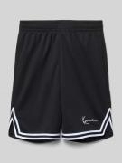 KARL KANI Regular Fit Shorts mit Logo-Stitching in Black, Größe 134